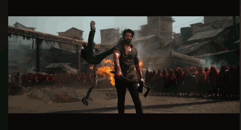 A still Movie Sallar (Prabhas as Salaar)