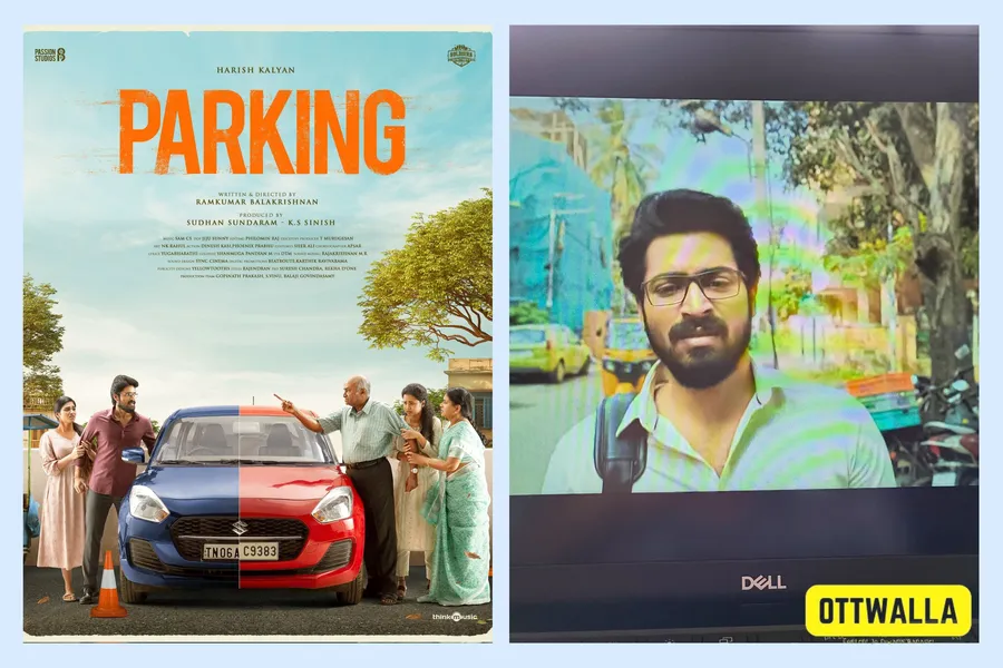 A young couple and their grumpy neighbor clash over a parking space in the thrilling Malayalam film "Parking."